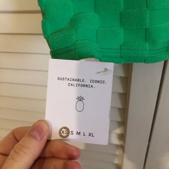 NWT Skatie Taylor Mini Skirt in Green Waimea XS - Picture 5 of 8